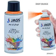 Jags Spray Ultra Acrylic 150ml Deep Orange 2011 JSUA2011