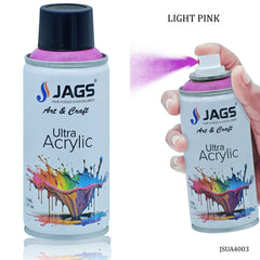 Jags Spray Ultra Acrylic 150ml Light Pink 4003 JSUA4003