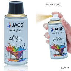 Jags Spray Ultra Acrylic 150ml Metalic Gold 620 JSUA620
