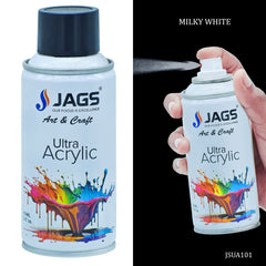 Jags Spray Ultra Acrylic 150ml Milky White 101 JSUA101