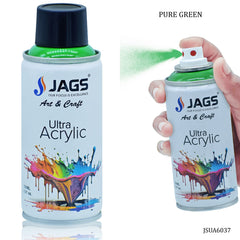 Jags Spray Ultra Acrylic 150ml Pure Green 6037 JSUA6037