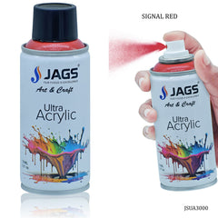 Jags Spray Ultra Acrylic 150ml Signal Red 3000 JSUA3000