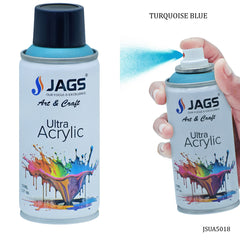 Jags Spray Ultra Acrylic 150ml Turqoise Blue 5018 JSUA5018
