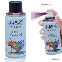 Jags Spray Ultra Acrylic 150ml Wine Red 3005 JSUA3005