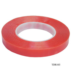Tape Double Sided Red 2/3 Inch 18mm 50mtr TDR103
