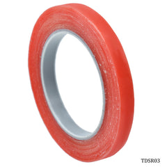 Tape Double Sided Red 5Mtr 6mm TDSR03