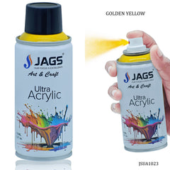 Jags Spray Ultra Acrylic 150ml Golden Yellow 1023 JSUA1023