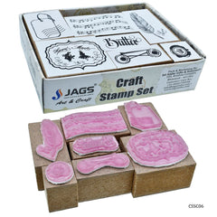 Craft Stamp Set Music Feather 7 Pcs Set CSSC06