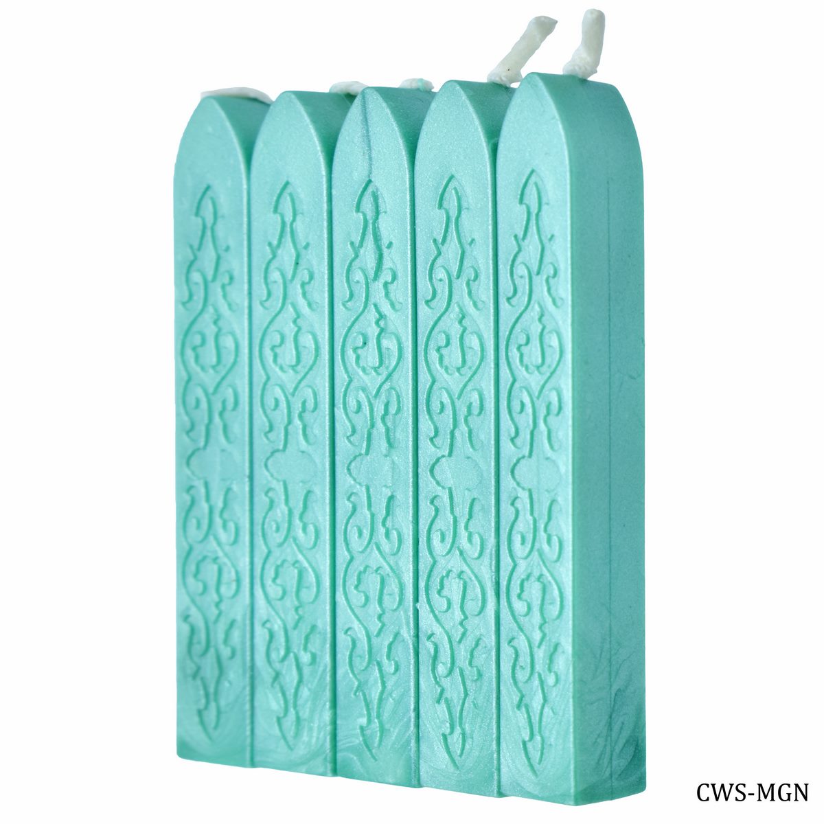 Craft Wax Stick Pack of 5 Metalic Green CWS-MGN