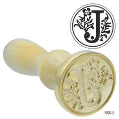 Sealing Stamp Golden Alphabet J SSG-J
