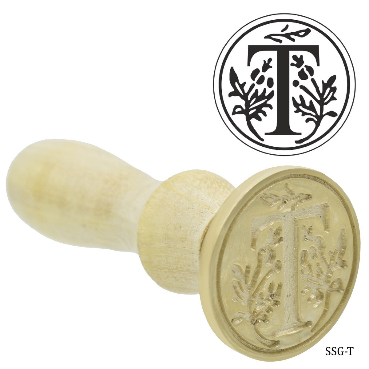 Sealing Stamp Golden Alphabet T SSG-T