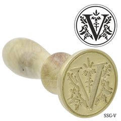 Sealing Stamp Golden Alphabet V SSG-V