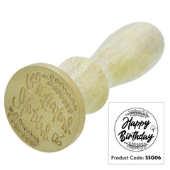 Sealing Stamp Golden Happy Birthday No 06 SSG06