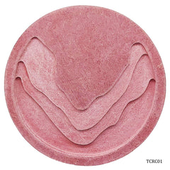 Tea Coaster Resin Craft MDF 3D Round TCRC01