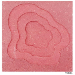 Tea Coaster Resin Craft MDF 3D Square TCRC06