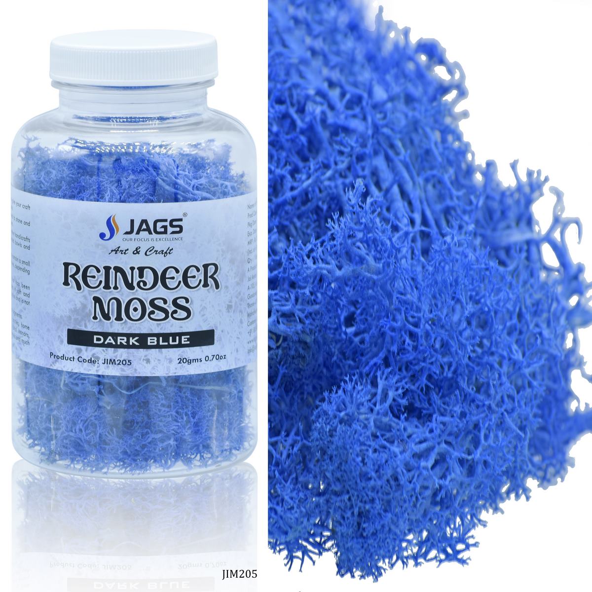 Jags Reindeer Moss 20 Grms Dark Blue JIM205