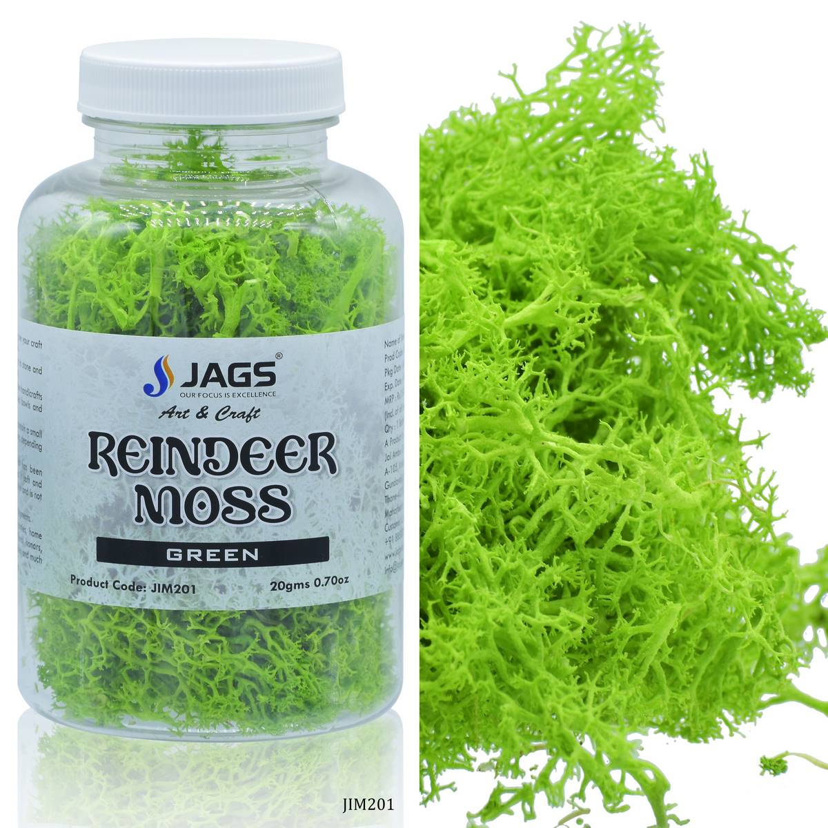 Jags Reindeer Moss 20 Grms Green JIM201