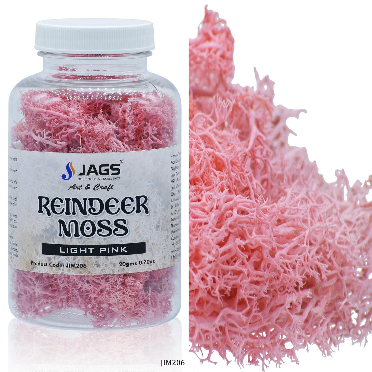 Jags Reindeer Moss 20 Grms Light Pink JIM206