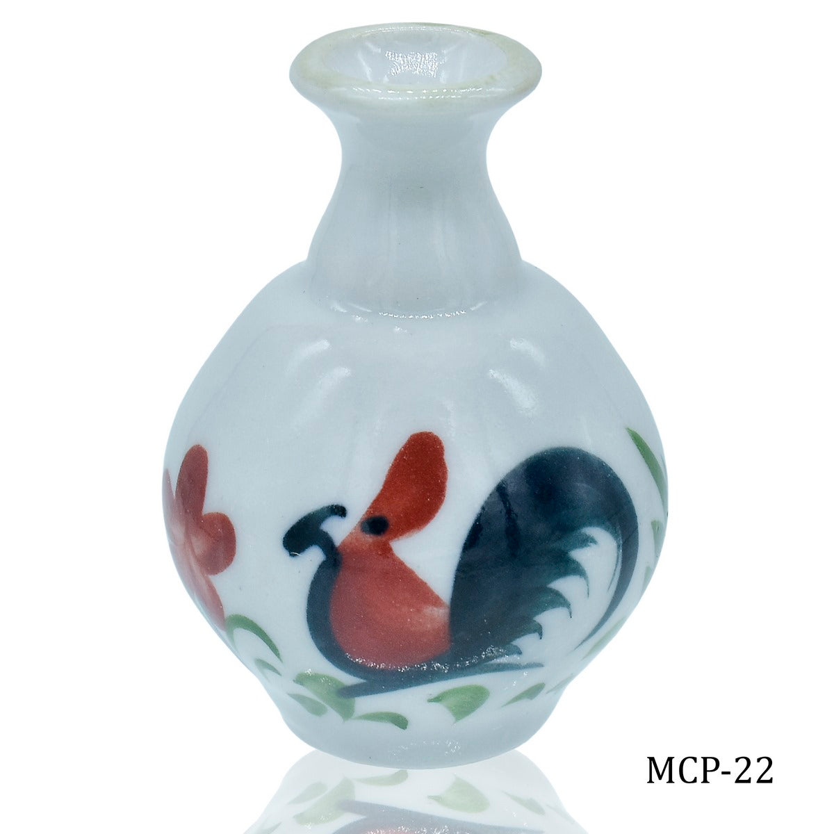 Miniature Ceramics Flower Pot 1Pcs Set Printed Colour MCP-22