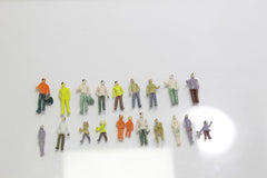 Miniature Model Figure Humans 20 Pcs XCR-1.100