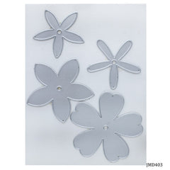 Cutting Dies Metal Jags 4in1 Flower Set JMD403