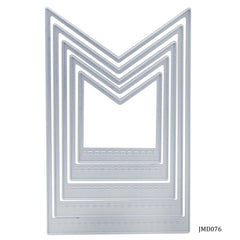 Cutting Dies Metal Jags 5in1 Square Design JMD076