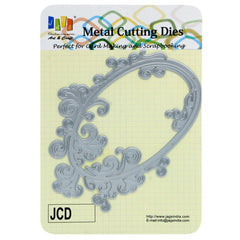 Cutting Dies Metal Jags Ovel Mirror Design JMD036