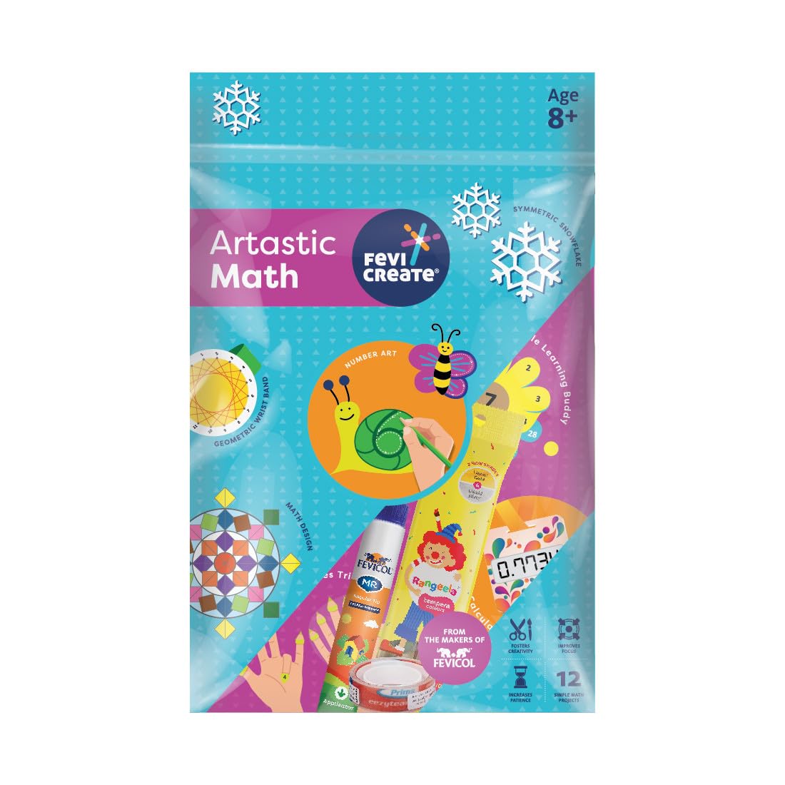 Fevicreate Artastic Math | Educational And Fun Learning DIY Kit