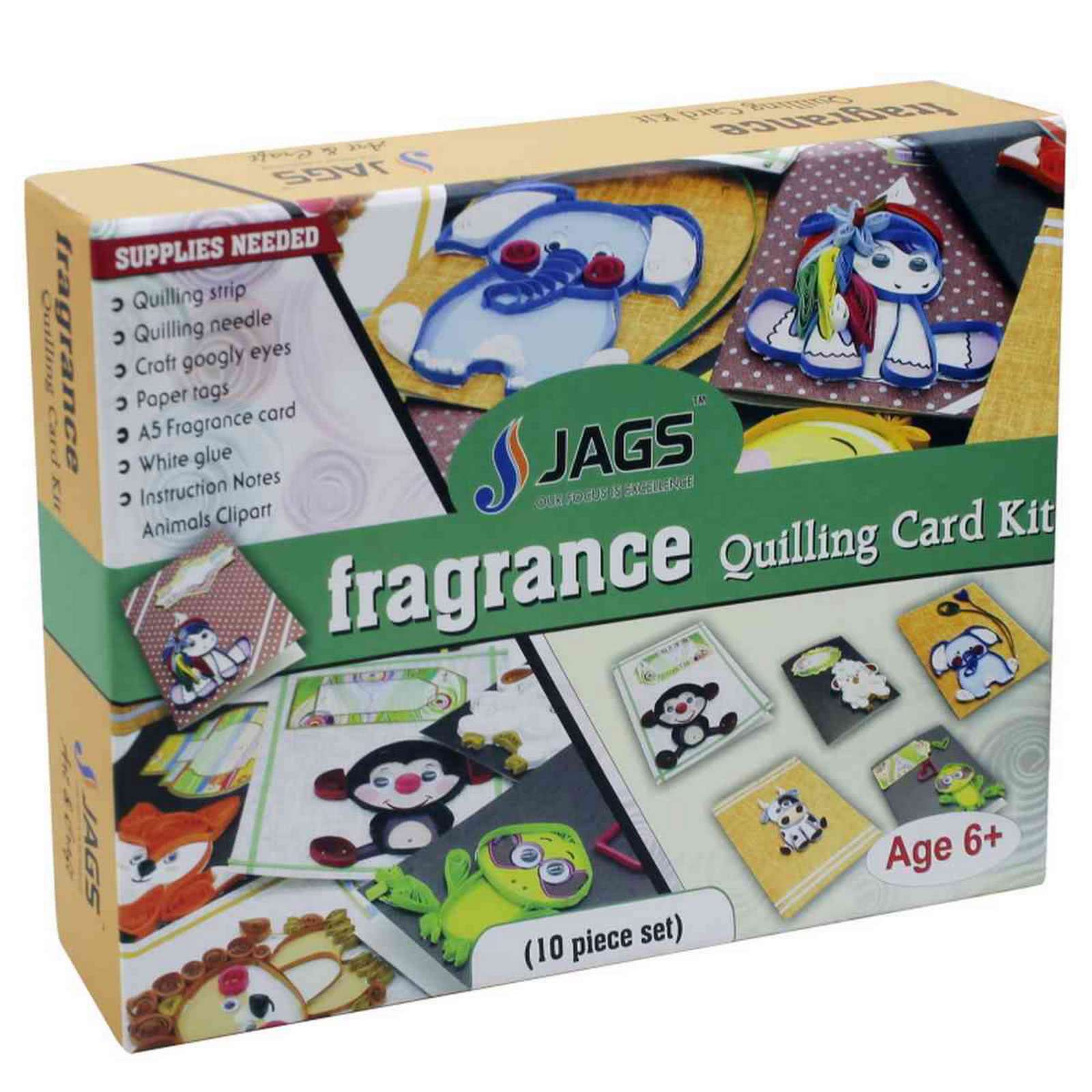 Fragrance Quilling Card Kit Quilling Strips Needle Craft Googly Eye Tags Card Glue Animals Clipart And More