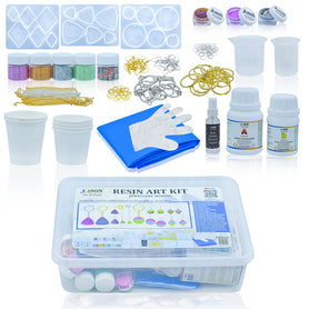 Resin Art Kit For Jewellery Making | Keychains, Lockets And Pendants