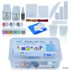Resin Art Kit For Bookmark, Feather & Music Player Making