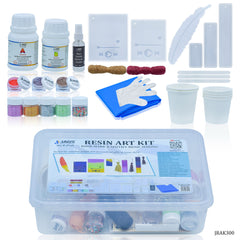Resin Art Kit For Bookmark, Feather & Music Player Making