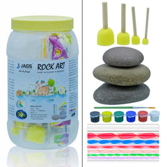 Rock Painting Kit With Mandala Tools & Dazzling Colors