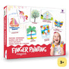 Finger Painting Mega Kit, Non Toxic Child Safe Finger Paints for Kids, Activity Gift Kit For 3+ Years