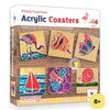 Glass Painting Kit for Kids Age 8 Years & Above - Glass Painted Acrylic Coasters