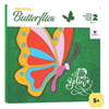 Sparkling Butterflies Sand & Sequin Art & Craft Kit For Kids 5 Years & Above
