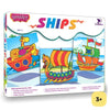Art and Craft Kit for Kids 3-4 Years - Ships Design, Peel and Stick Sand Art Maker