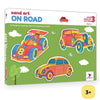 Art and Craft Kit for Kids 3-4 Years - On Road Design, Peel and Stick Sand Art Maker