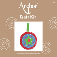 Anchor 1st Kit - Round Xmas Decoration
