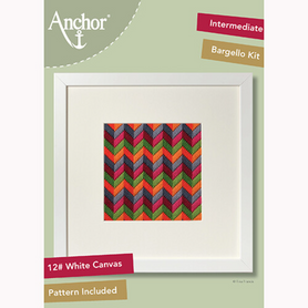 Anchor Starter Long Stitch Kit - Chevron Bargello
