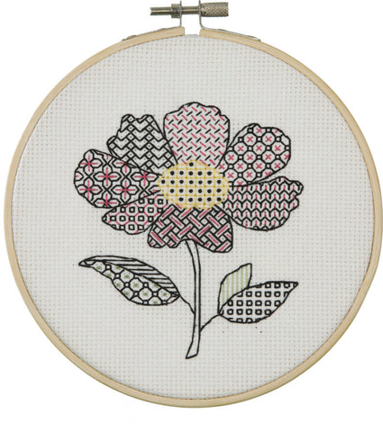 Anchor Essential Kit - Modern Blackwork Kit - Anemone