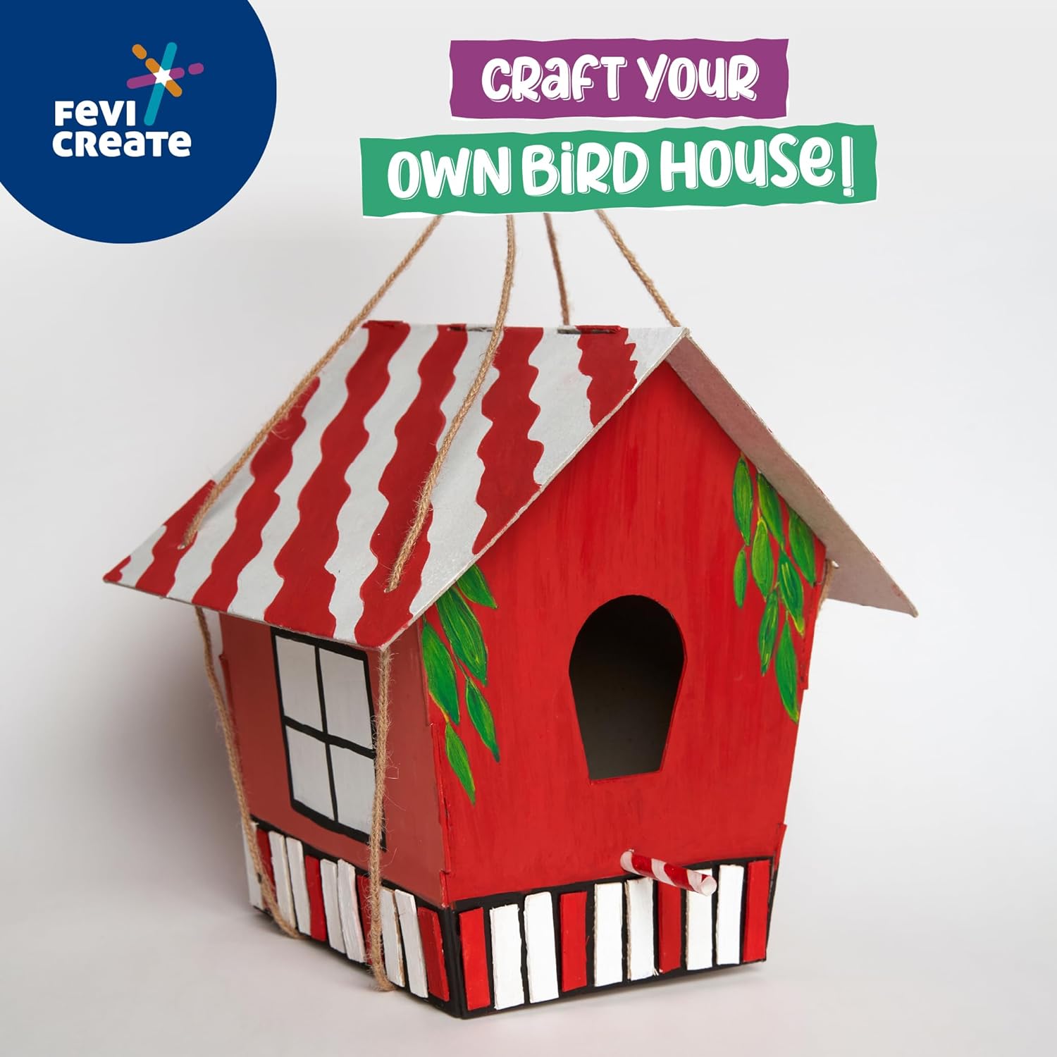 Fevicreate Make Your Own Bird House | DIY Art & Craft Kit For Kids