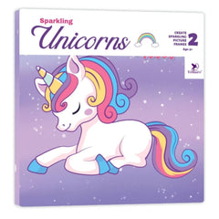 Sparkling Unicorns Magic Sand & Sequin Art & Craft Kit for Kids 5 Years & Above