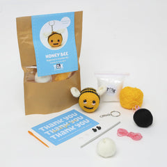TOK THE ORIGINAL KNIT Beginner's Crochet Kit- Honey Bee - Yellow & Black