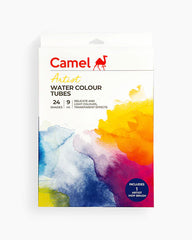 Camel Artist Water Colour Tubes 24 Shades (9ml)