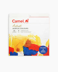 Camel - Artist Acrylic Colours Sets of 24 Shades (9ml)