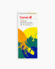 Camel Artist Gouache Colours – Set of 12 Shades (9ml Tubes)