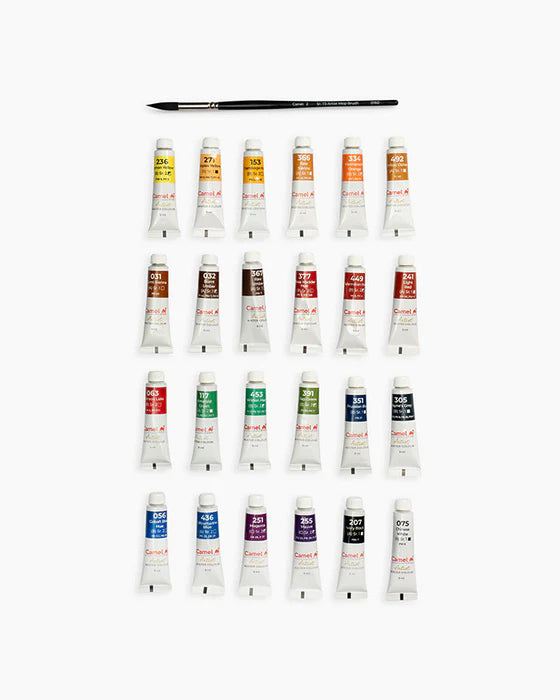 Camel Artist Water Colour Tubes 24 Shades (9ml)