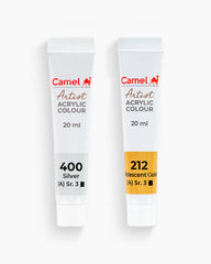 Camel Artist Acrylic Colours – Set of 14 Shades (20ml Tubes)