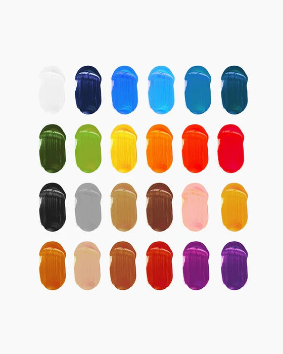 Camel - Artist Acrylic Colours Sets of 24 Shades (9ml)